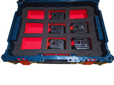 Schaumeinlage für Bosch Akkus 9x ProCore 4 - 8 Ah 18V L-Boxx Contractor