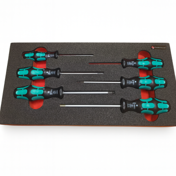 Schaumeinlage für Wera Schraubendrehersatz Kraftform Plus TORX 367/6