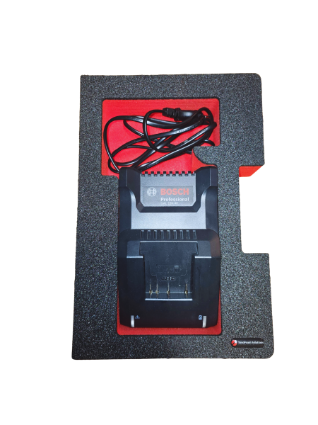 Schaumeinlage für Bosch Ladegerät GAL 12V-40 für halbe neue Bosch L-Boxx 102 und 136