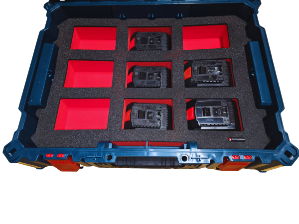 Schaumeinlage für Bosch Akkus 9x ProCore 4 - 8 Ah 18V L-Boxx Contractor