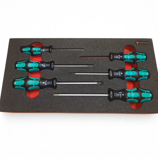 Schaumeinlage für Wera Schraubendrehersatz Kraftform Plus TORX 367/6
